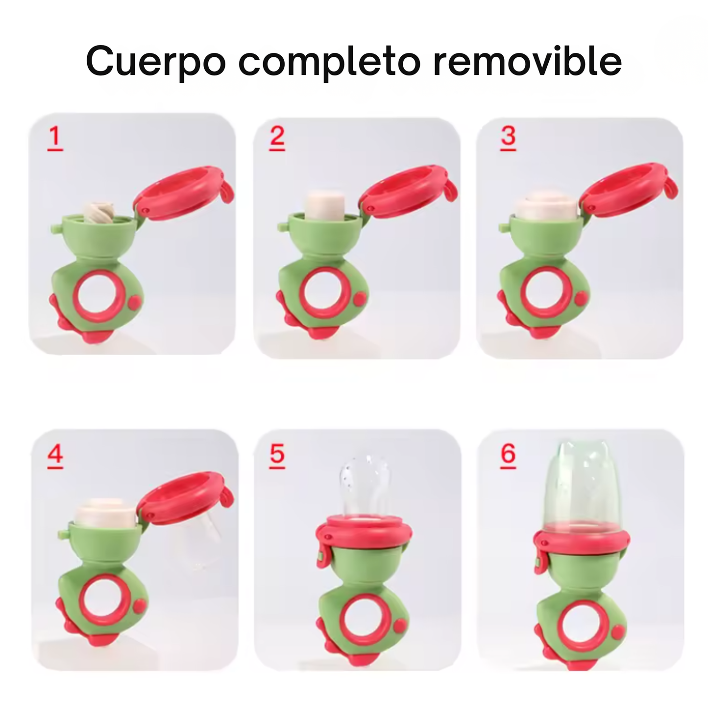 Chupete para frutas y verduras